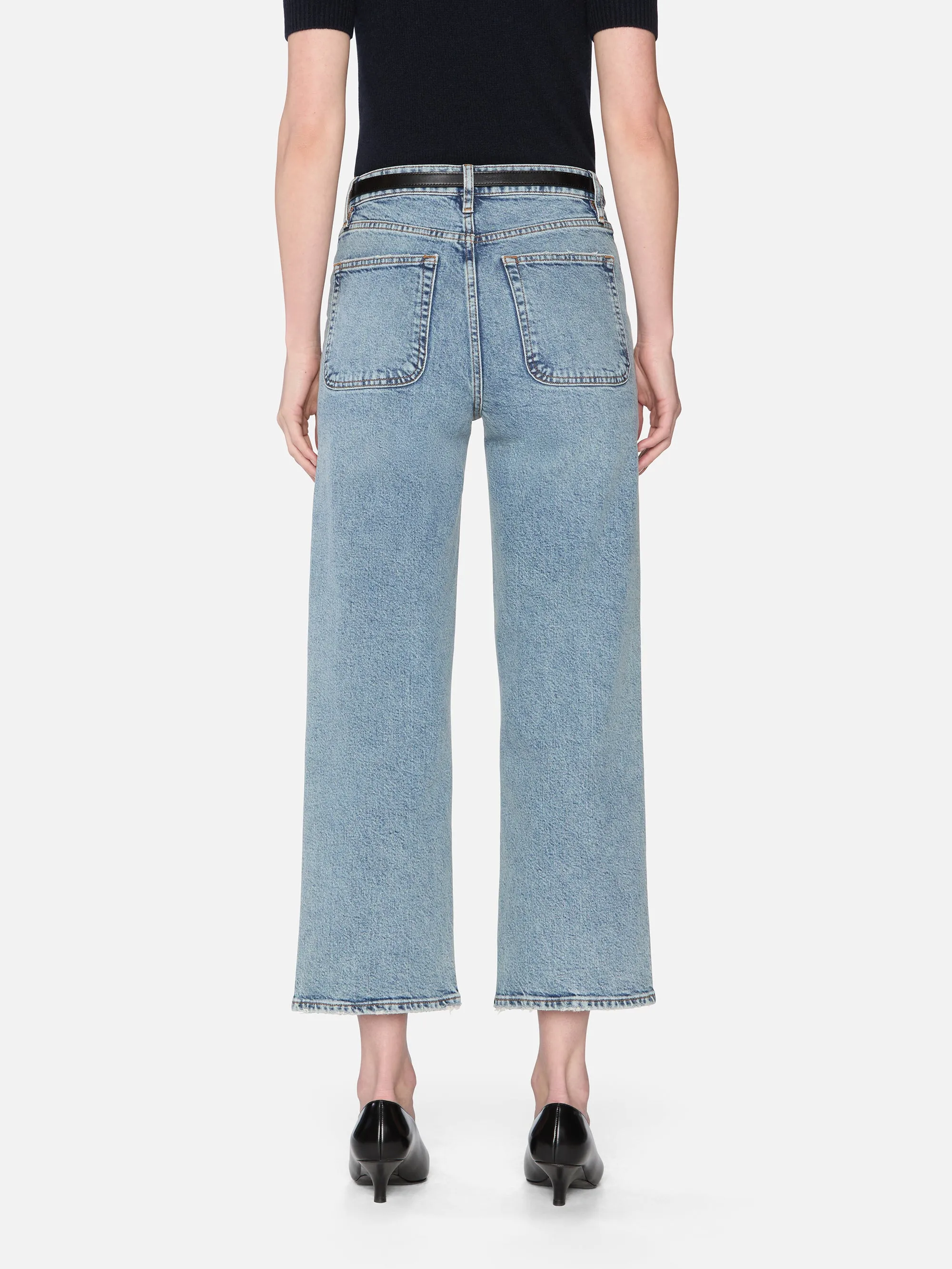 The Modern Pocket Wide Jean -- Charge Stretch Support Seamless Waistband