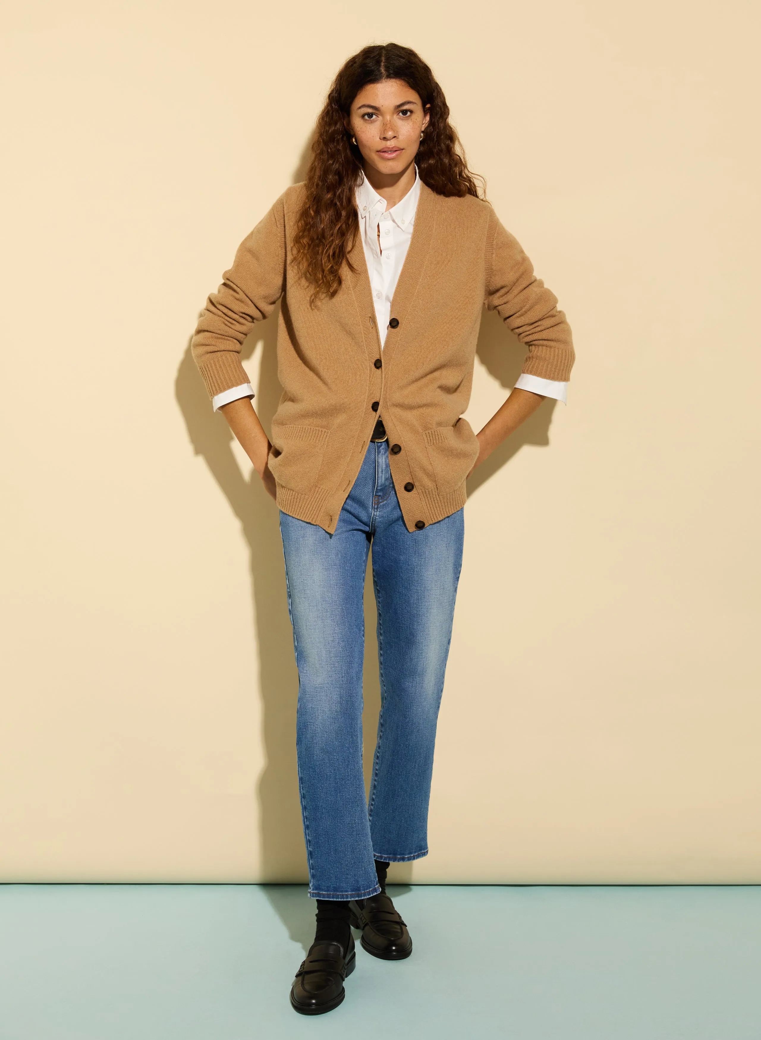 Clean Lines Fillipa?Recycled Pure Wool Cardigan