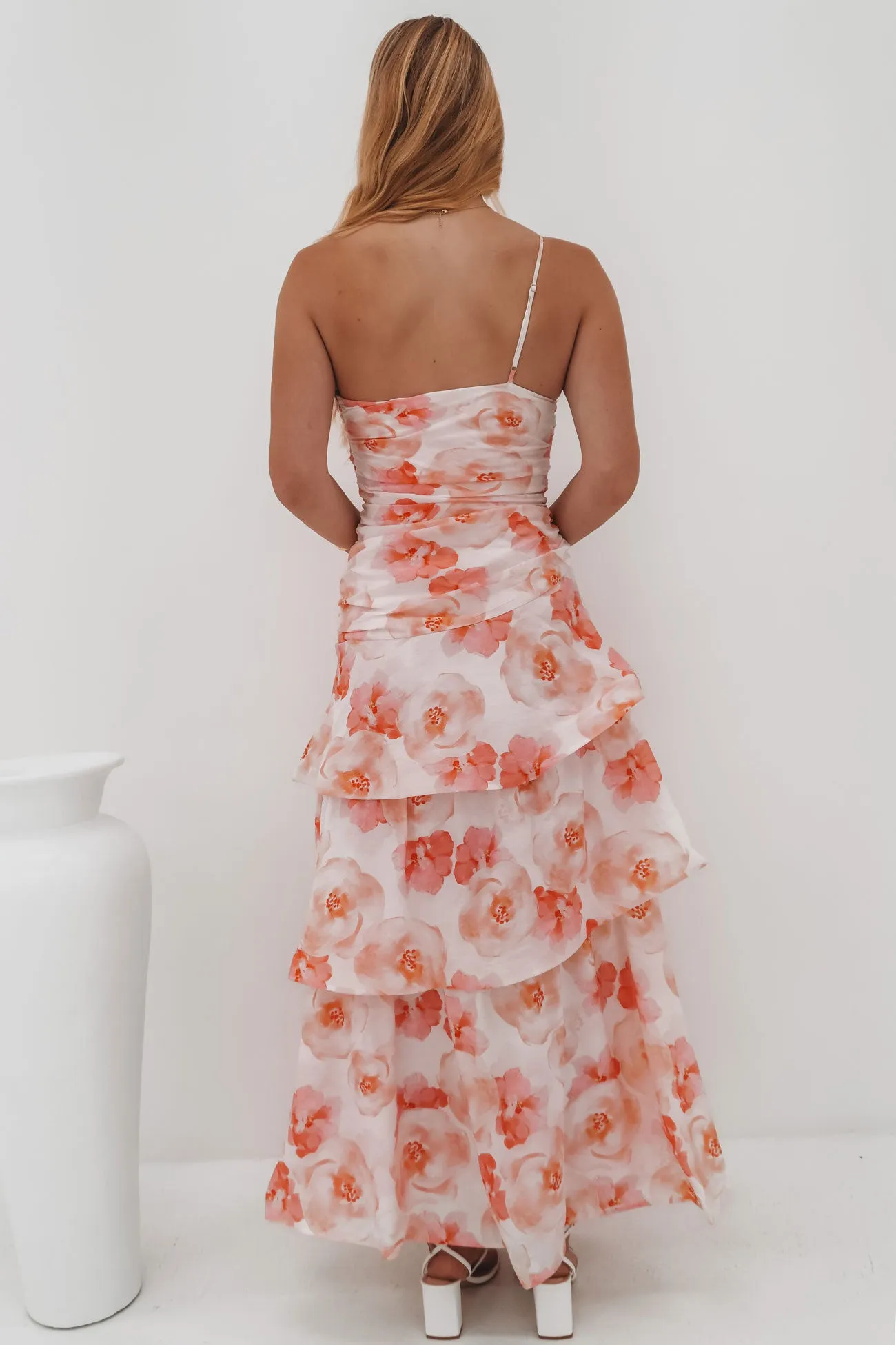 Isaac Maxi Dress Pink Tansy Noble Aura Lightweight Material