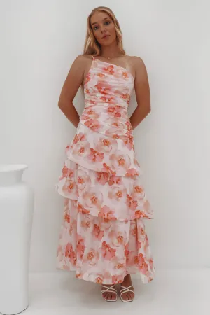 Smart Layer Wear Comfort Stretch Isaac Maxi Dress Pink Tansy