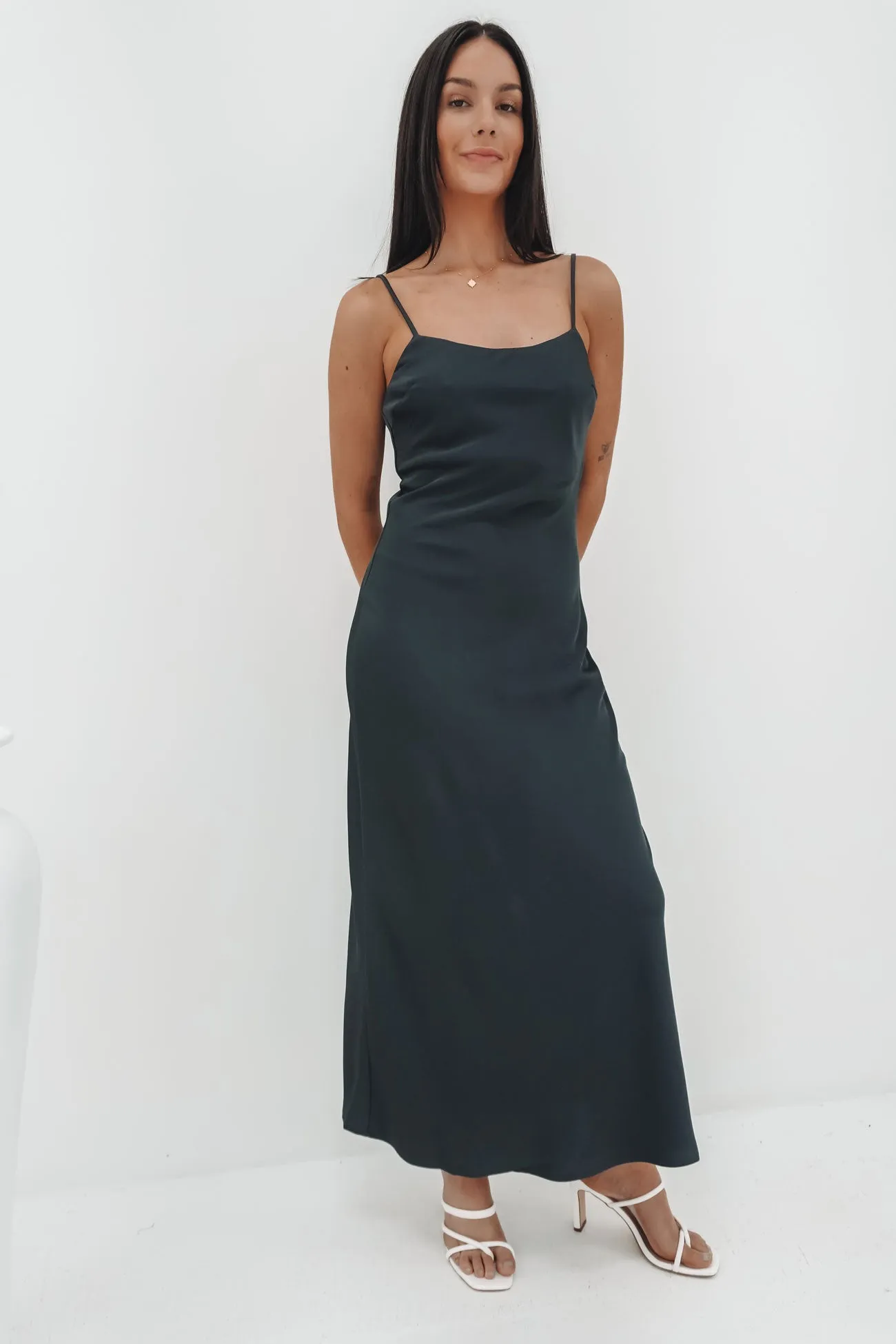 Elegant Finish Carter Maxi Dress Ink