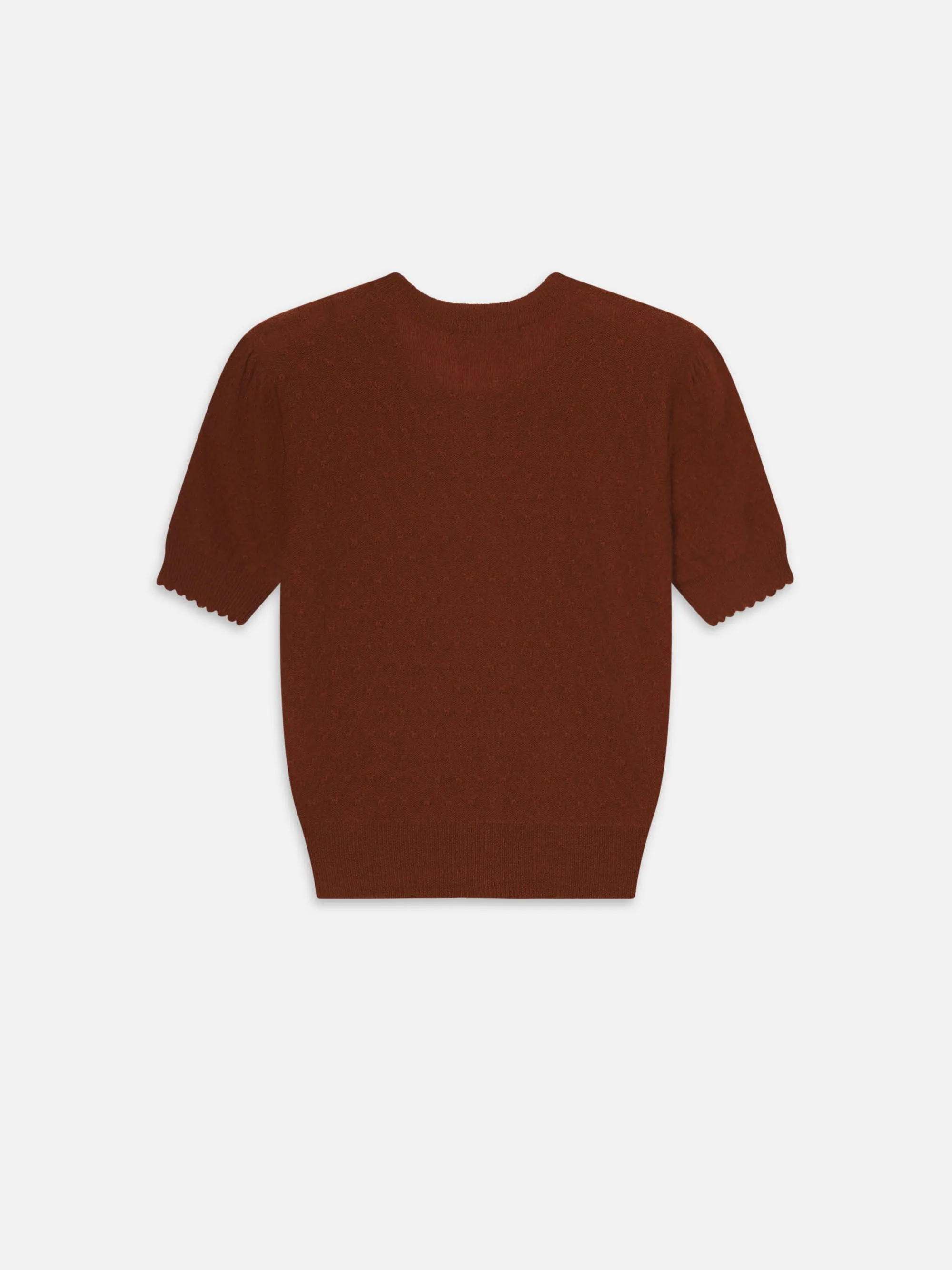 The Cashmere Pointelle Cardi -- Chestnut Home Comfort