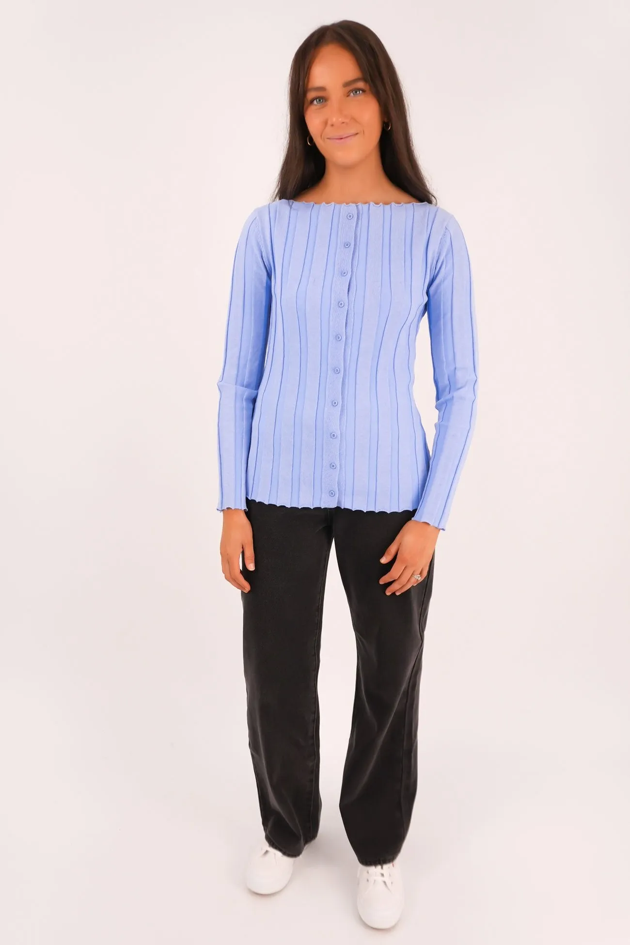 Comfort Wear Royal Ease Ellen Long Sleeve Sky Blue