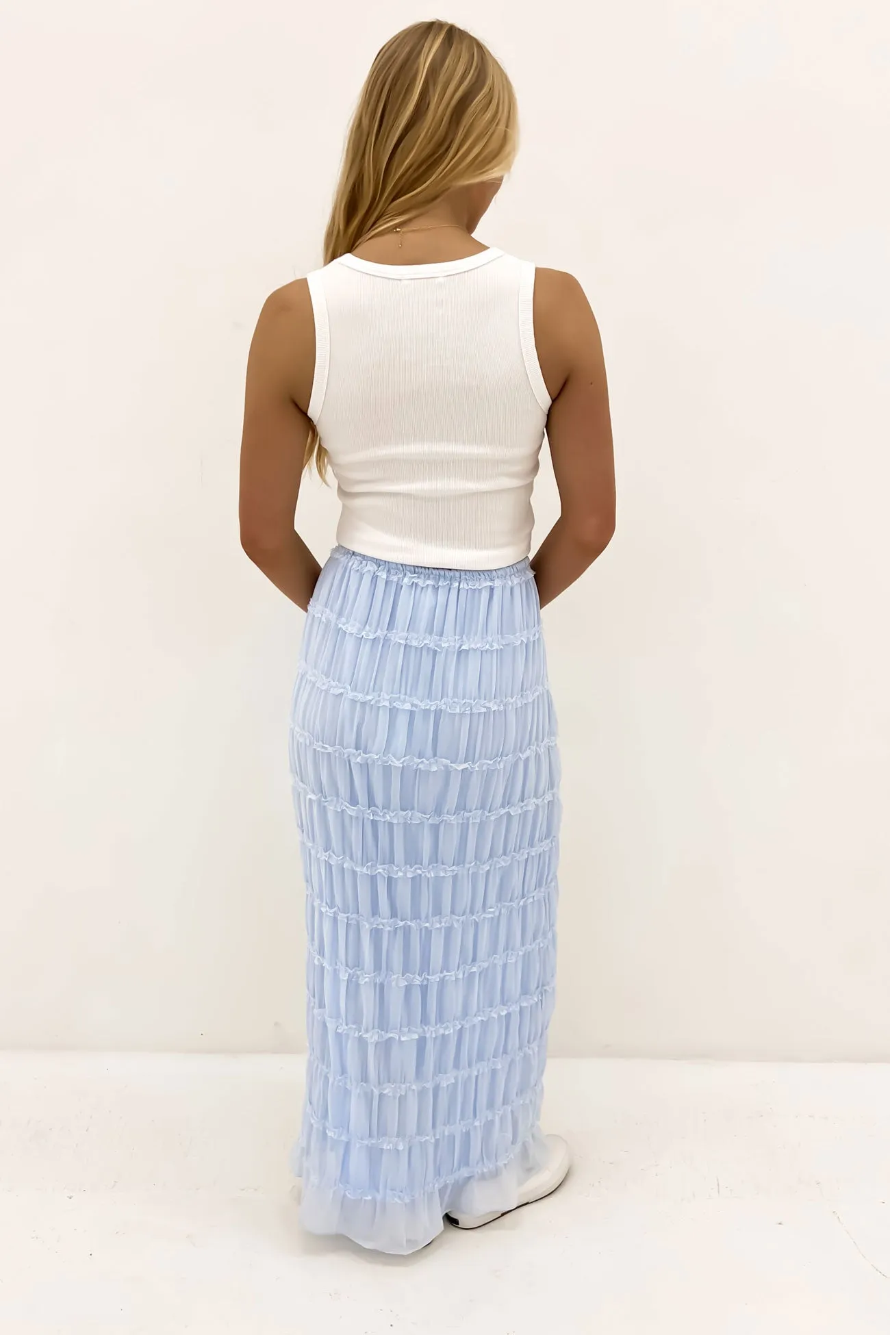 Eloisa Maxi Skirt Blue Bold Look