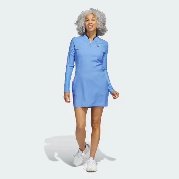 ADIDAS LONG SLEEVE GOLF DRESS - BLUE FUSION Perfect Style Wear