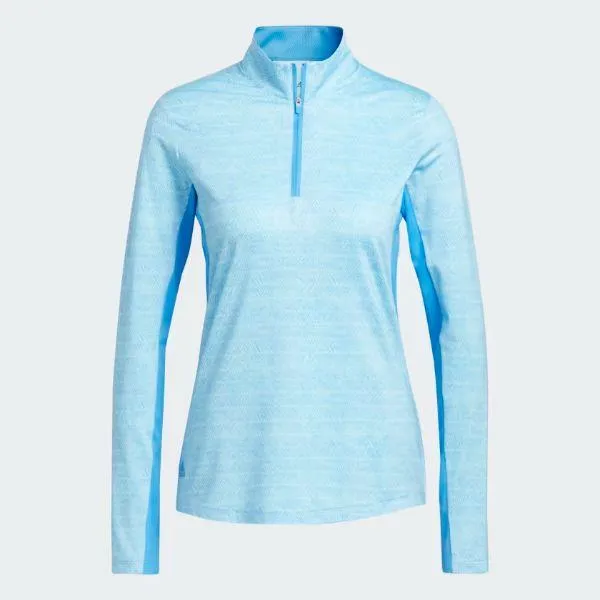 Influencer-Style ADIDAS LONG SLEEVE GOLF DRESS - BLUE FUSION