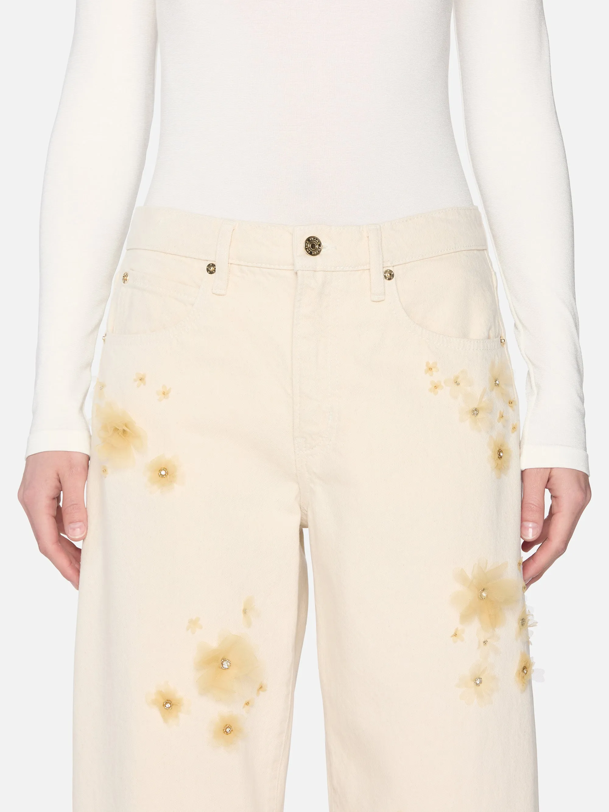 Embellished Low Slung Barrel -- Vanilla Bean Easy Motion Cold Weather Gear