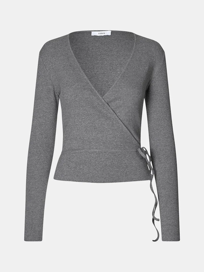 Sporty Comfort Comfy Pieces Enally Wrap Tee L/S