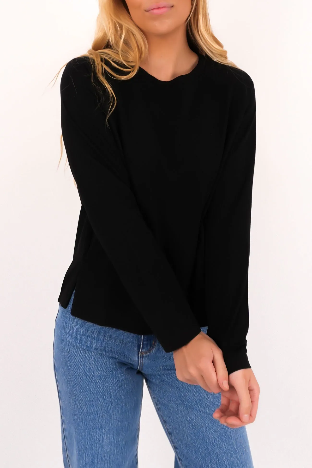 MultiPanelDesign Endless Long Sleeve Tee Black