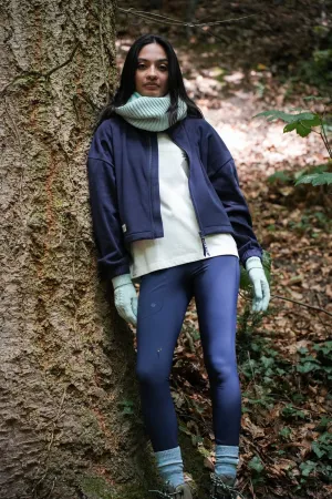 ReflectiveTrimDetails Endurasoft Bomber - Deep Navy