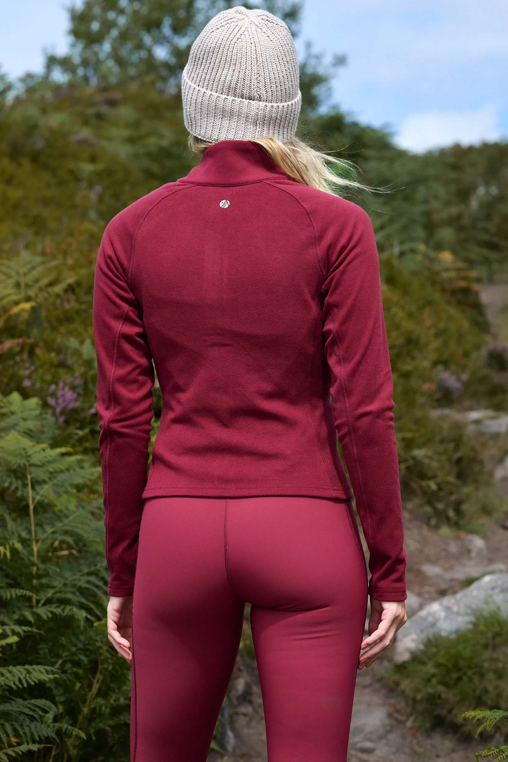 Endurasoft Full Zip - Cabernet Slim Fit Styles Eco Conscious Production