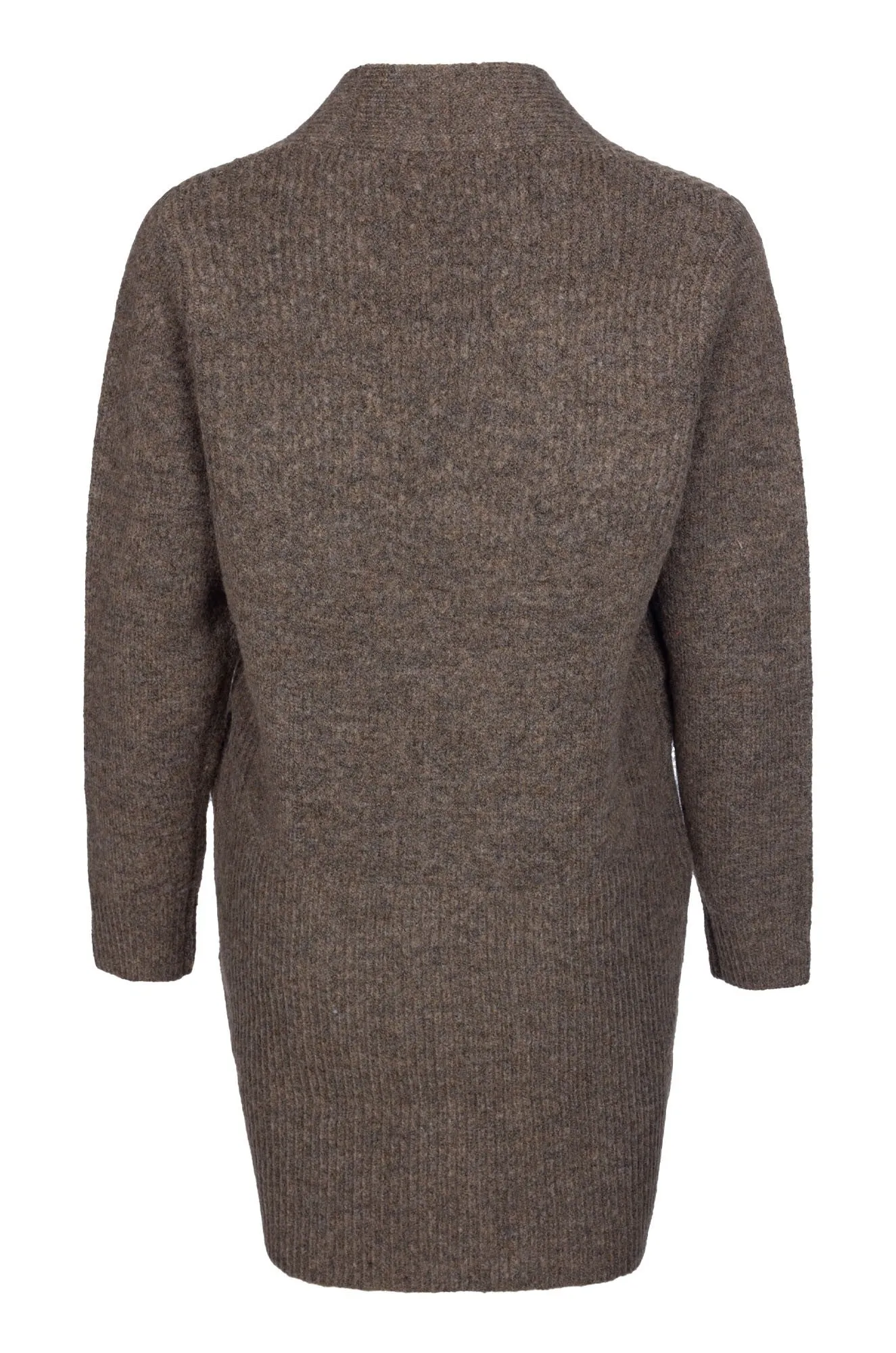 Chic Skirt CompactPackableDesign Cardigan - Knitwear | Mocha Black | 7303B1