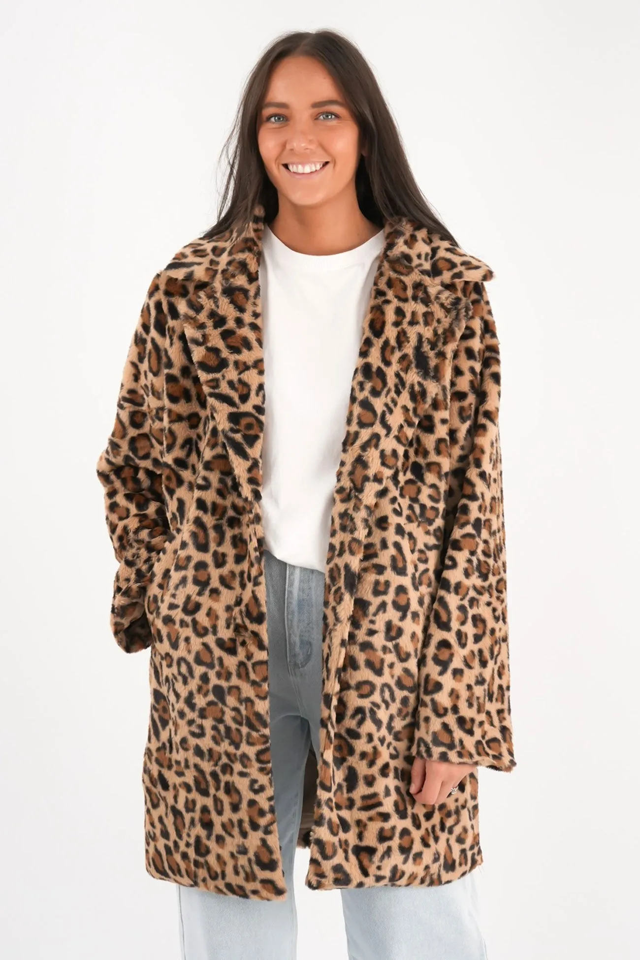 Tilli Leopard Jacket Print Quick drying material Simple Layers