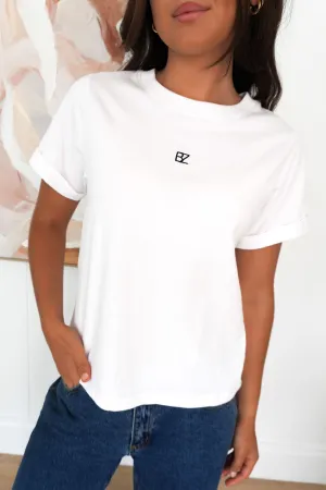 Casual Touch Essential BZ Tee White