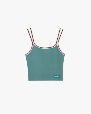 Camera Glow Sporty Design Vacation Tank Top Blue