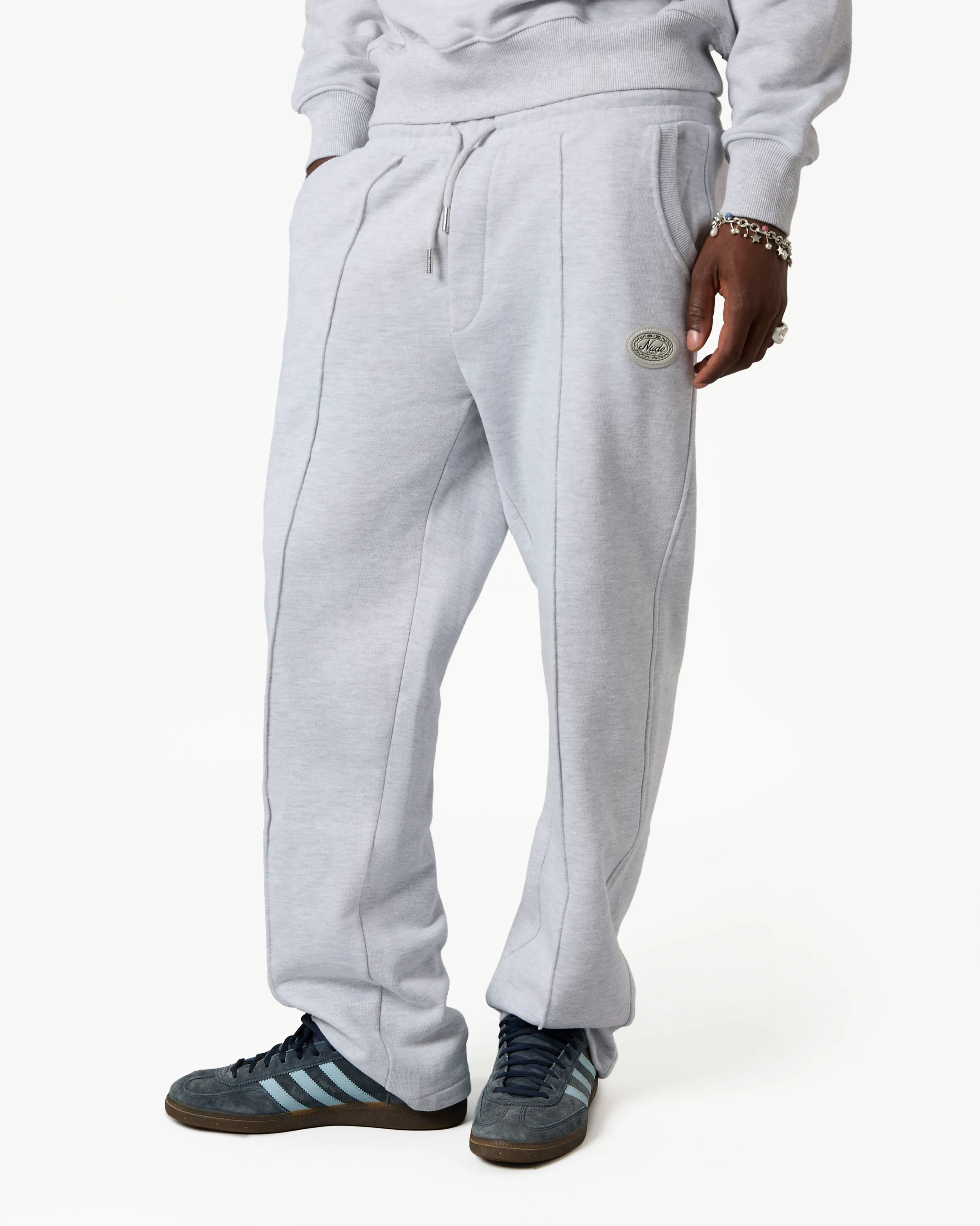 Flexible Look Essentials Sweatpants Grey Melange