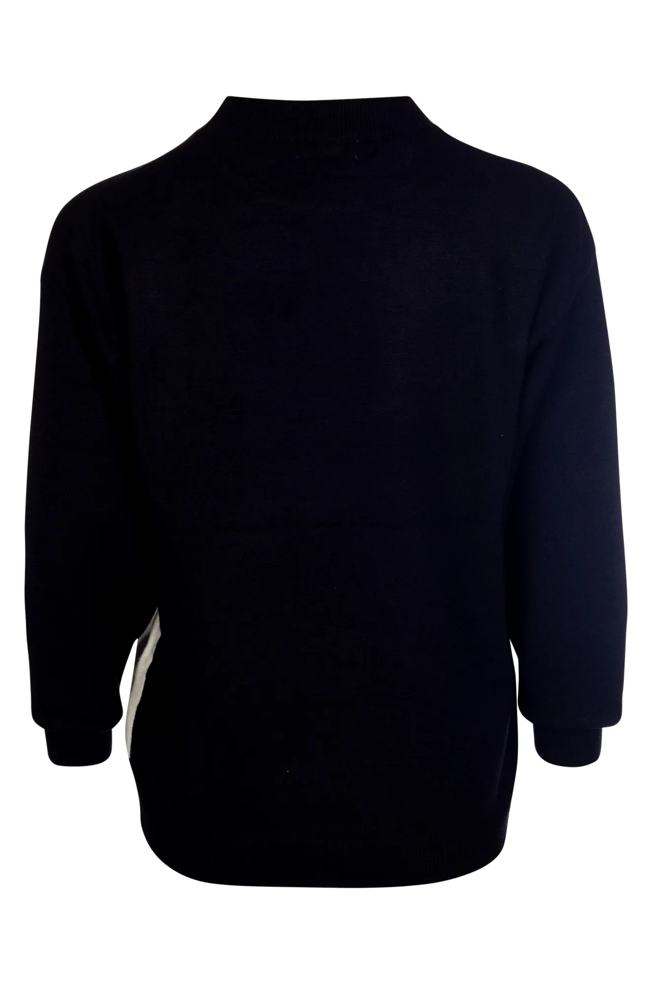 Dimensional Stability Luxe Knitwear Jersey | BLACK/IVORY | 7328ZZ