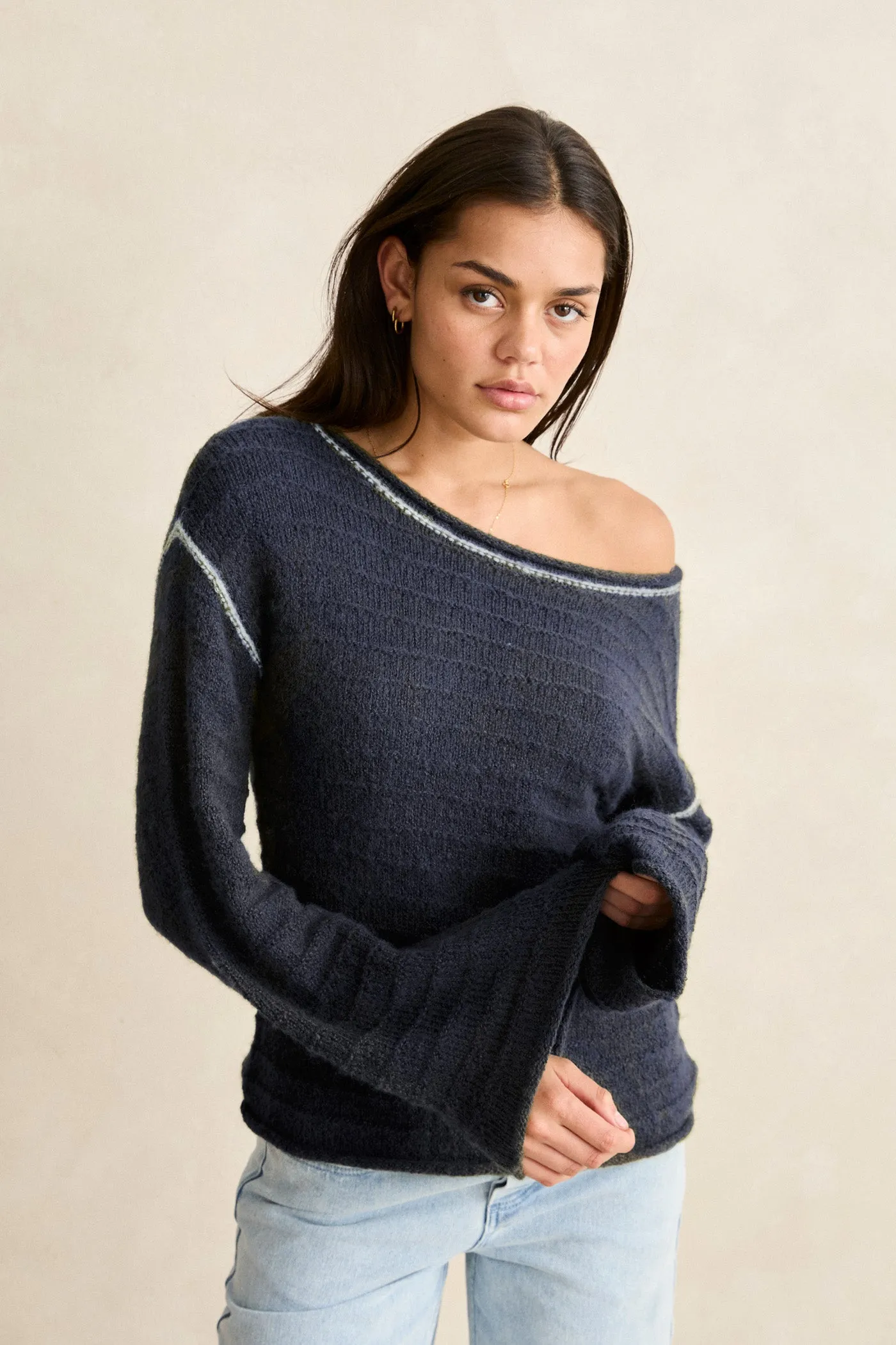 Baklava Knit Midnight LowImpact Knitting