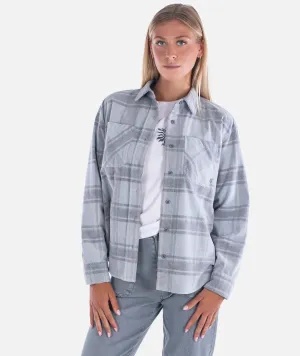 Alpine Corduroy Shirt - Grey ZeroWaste Production Stylish and Easygoing
