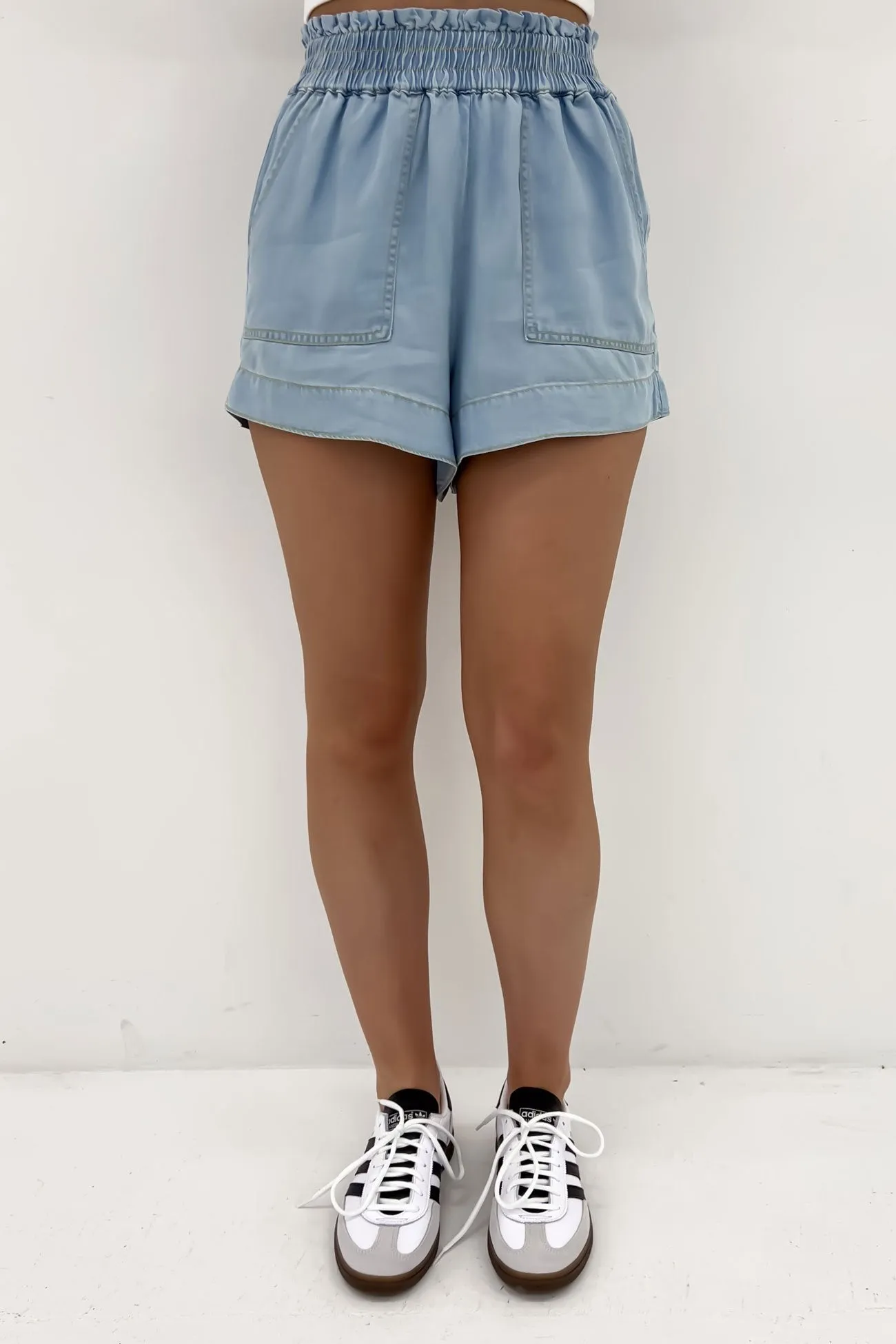 Mason Short Denim color - fast