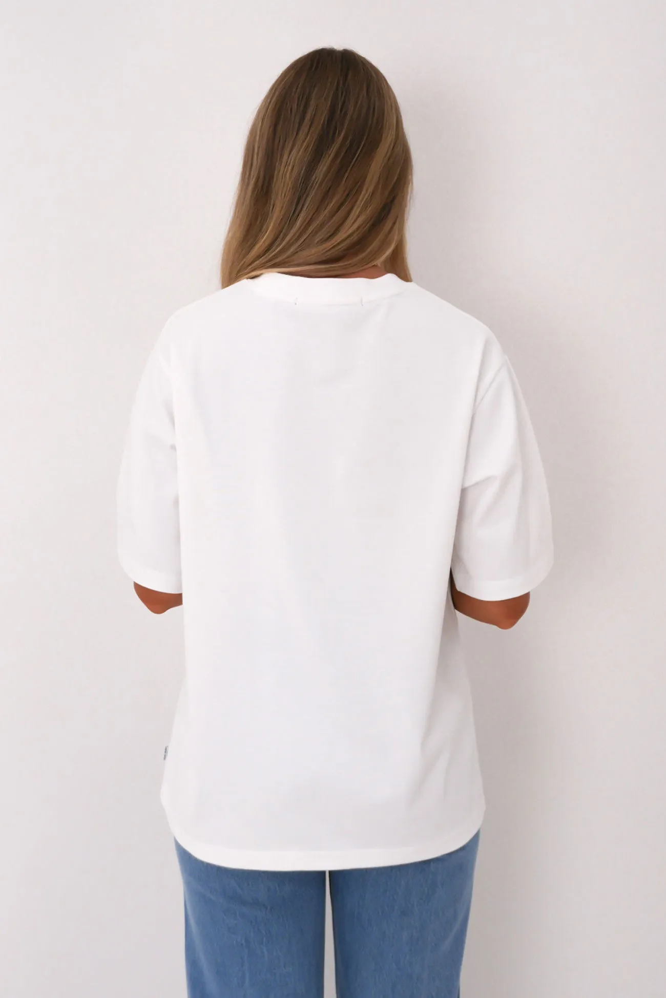 Sleek Look Silent Luxe Tee White