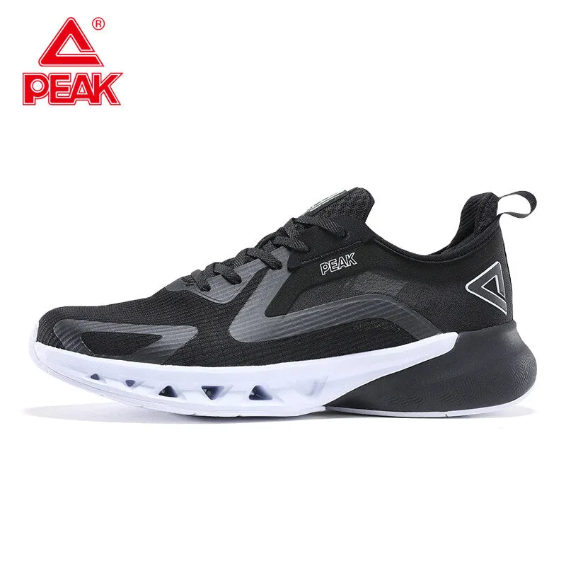 Comfort collar PEAK TAICHI Ultralight Men Casual Non-slip Wearable Sneakers Lightweight Mesh Breathable Sport Running Shoes for Men YUEPAO series E12267H