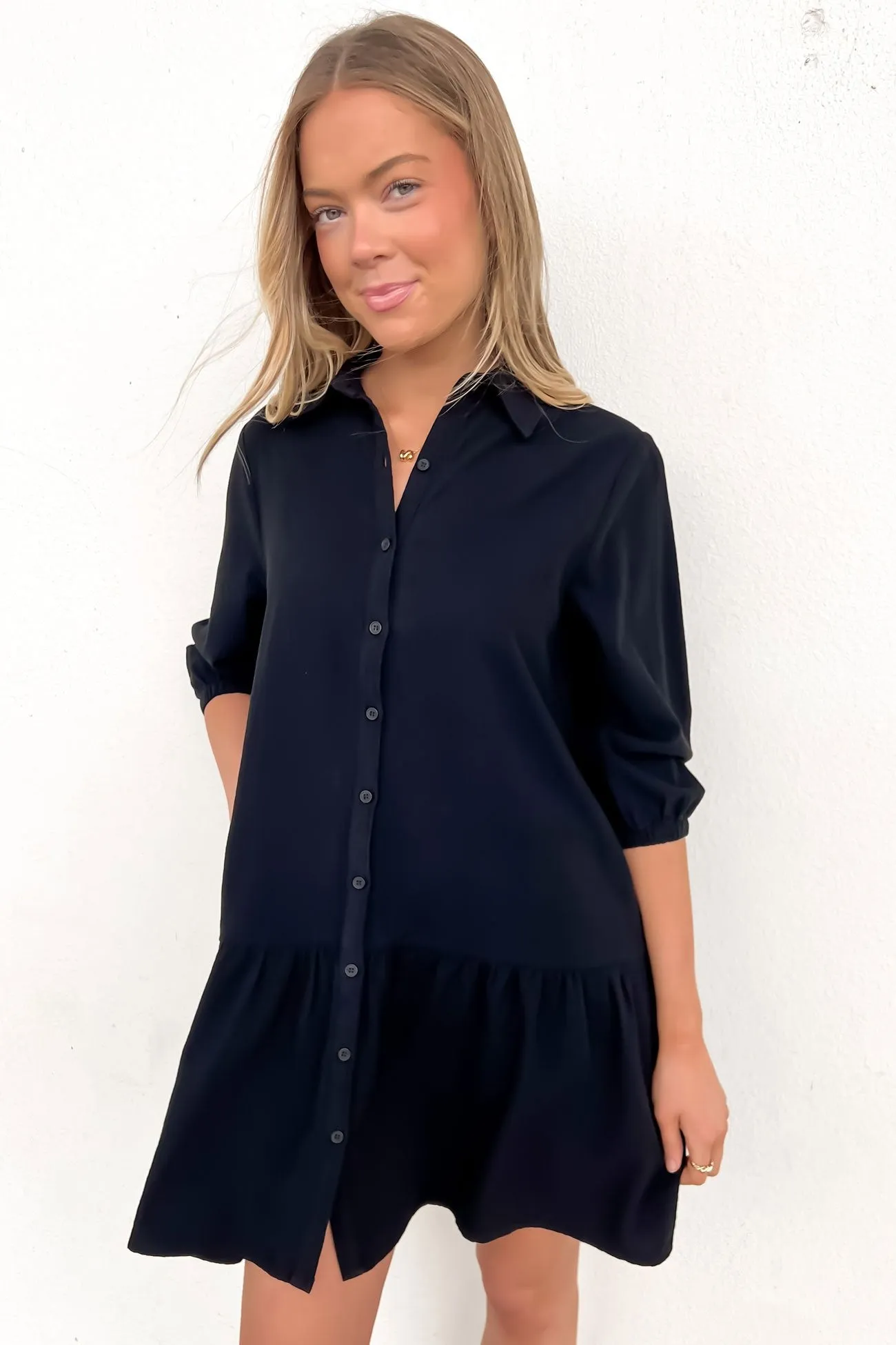 Relax Style Weston Mini Dress Black