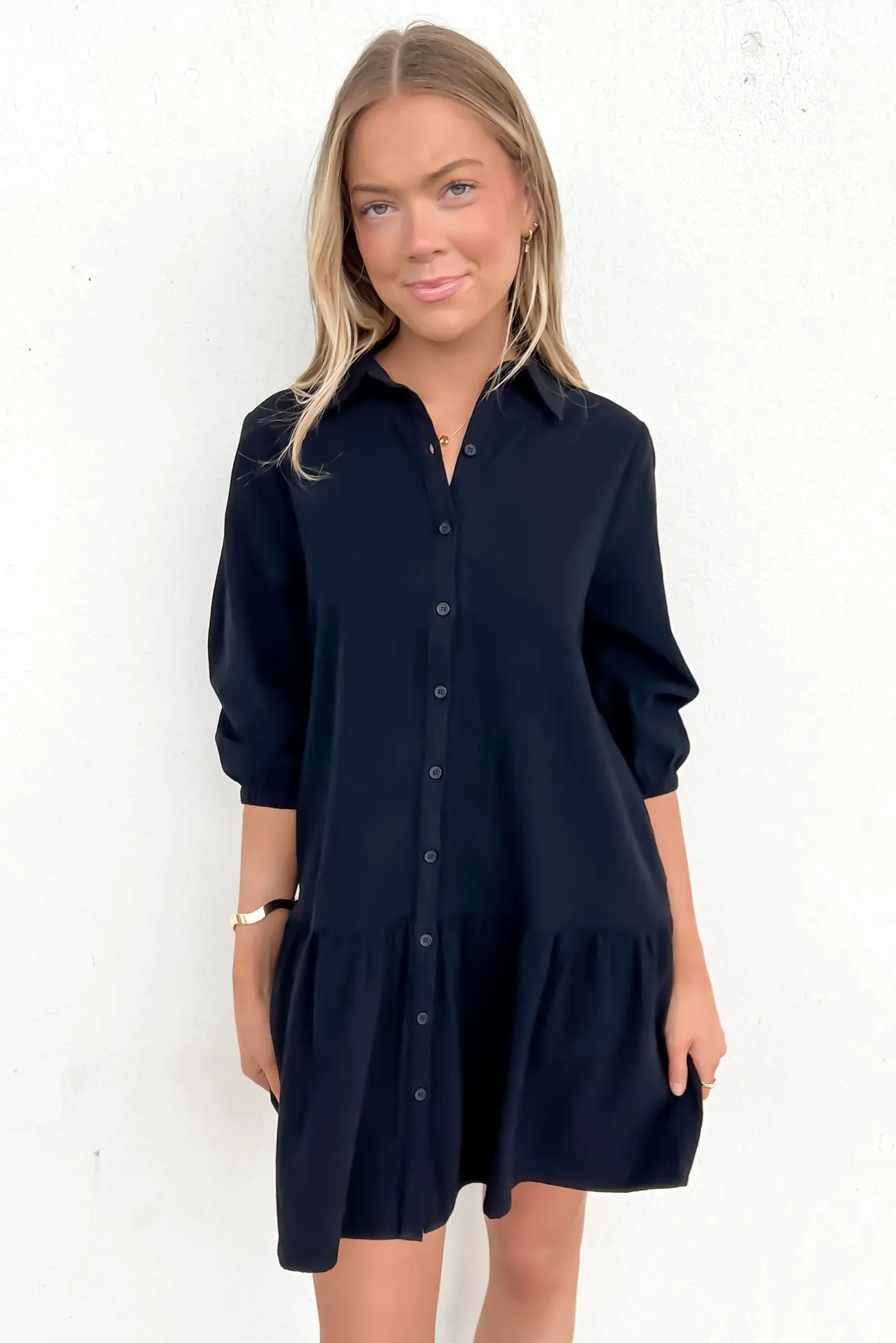 Weston Mini Dress Black Chic Everyday Wear