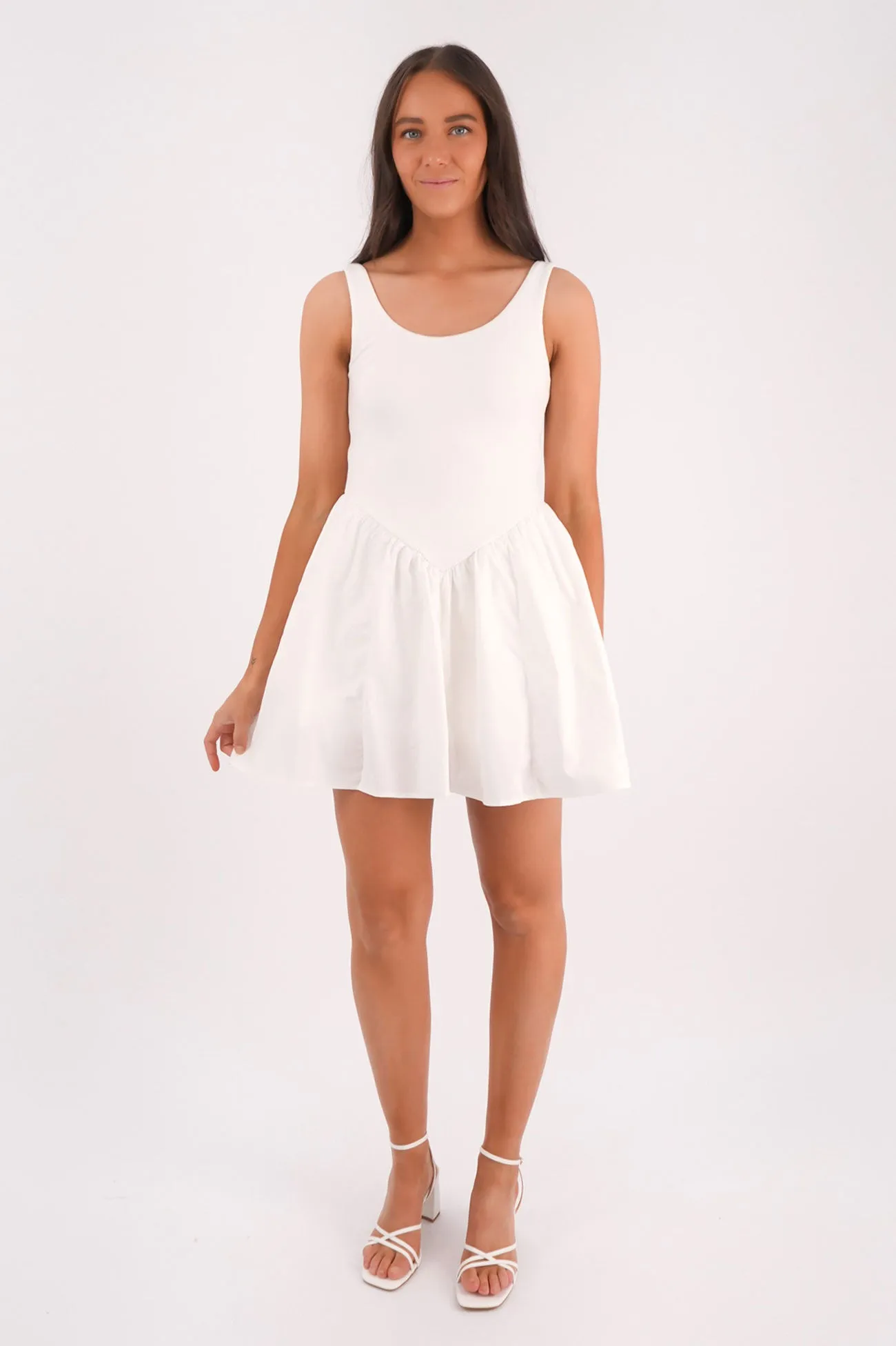 Regent Mini Dress White Sharp Mood