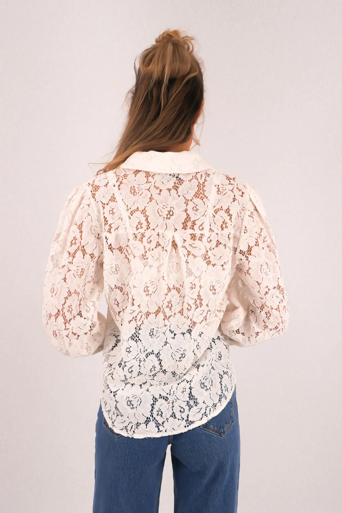 Savina Shirt White Pocket Reinforcement Easy Fit