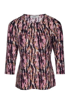 Top | PINK BLACK ABSTRACT | 9121B1 Feather Glow