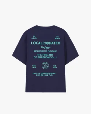 Fine Art Tee Navy Casual Bottoms