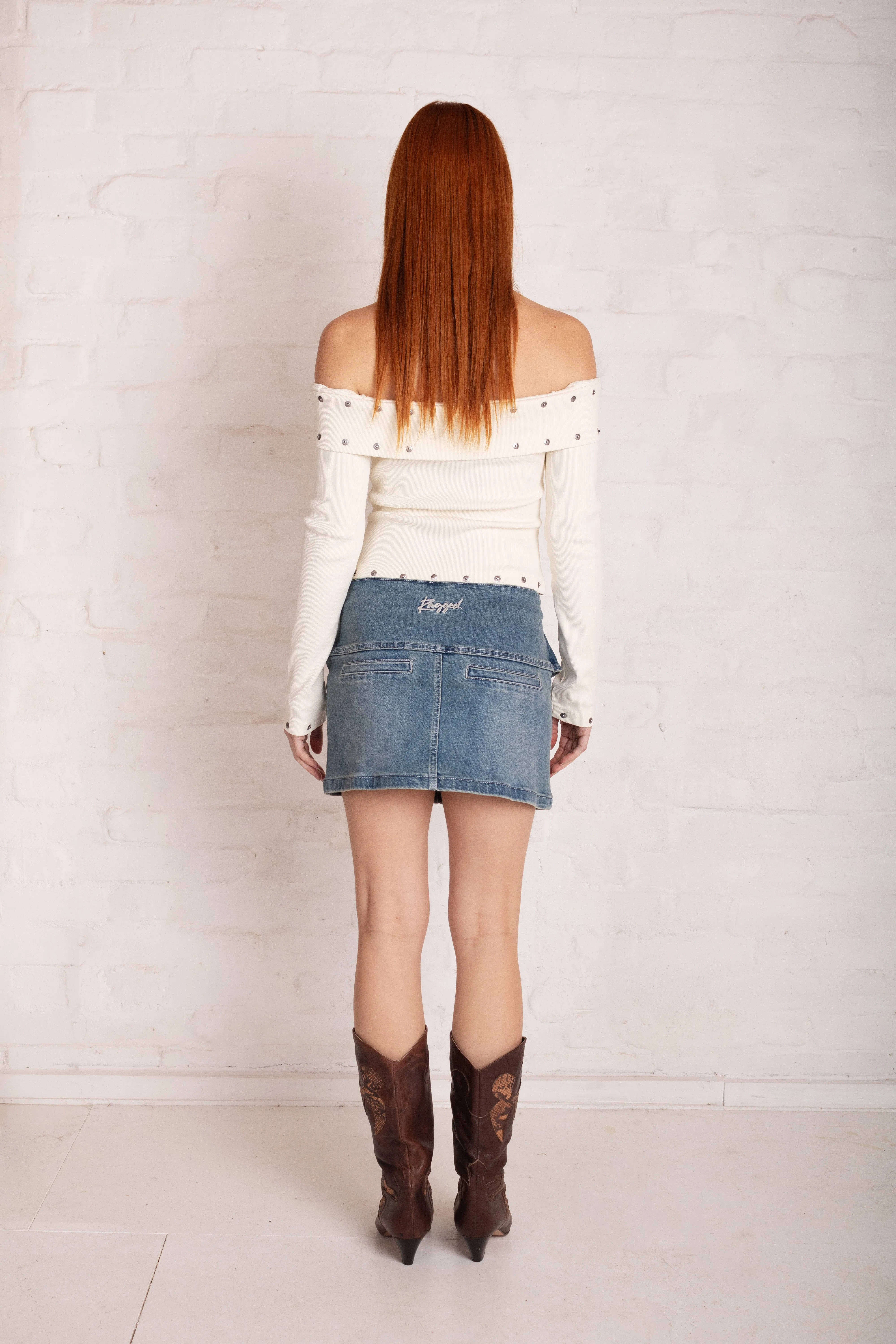 Cylinder Western Mini Skirt Light Outfit Secure Closure