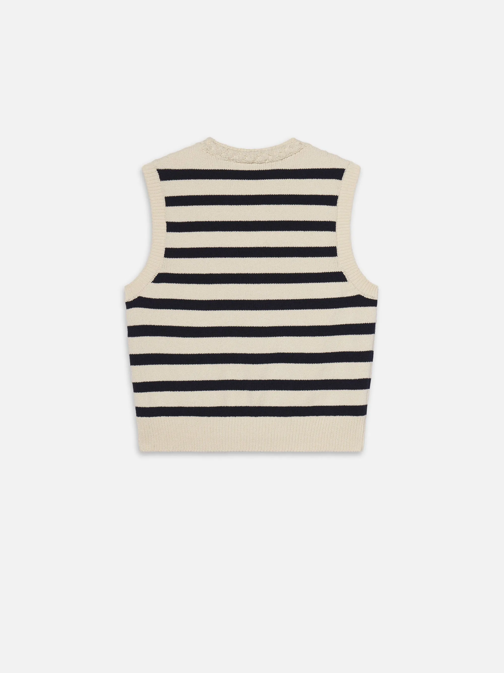 Cozy and Comfortable The Harbor Vest -- Navy Multi