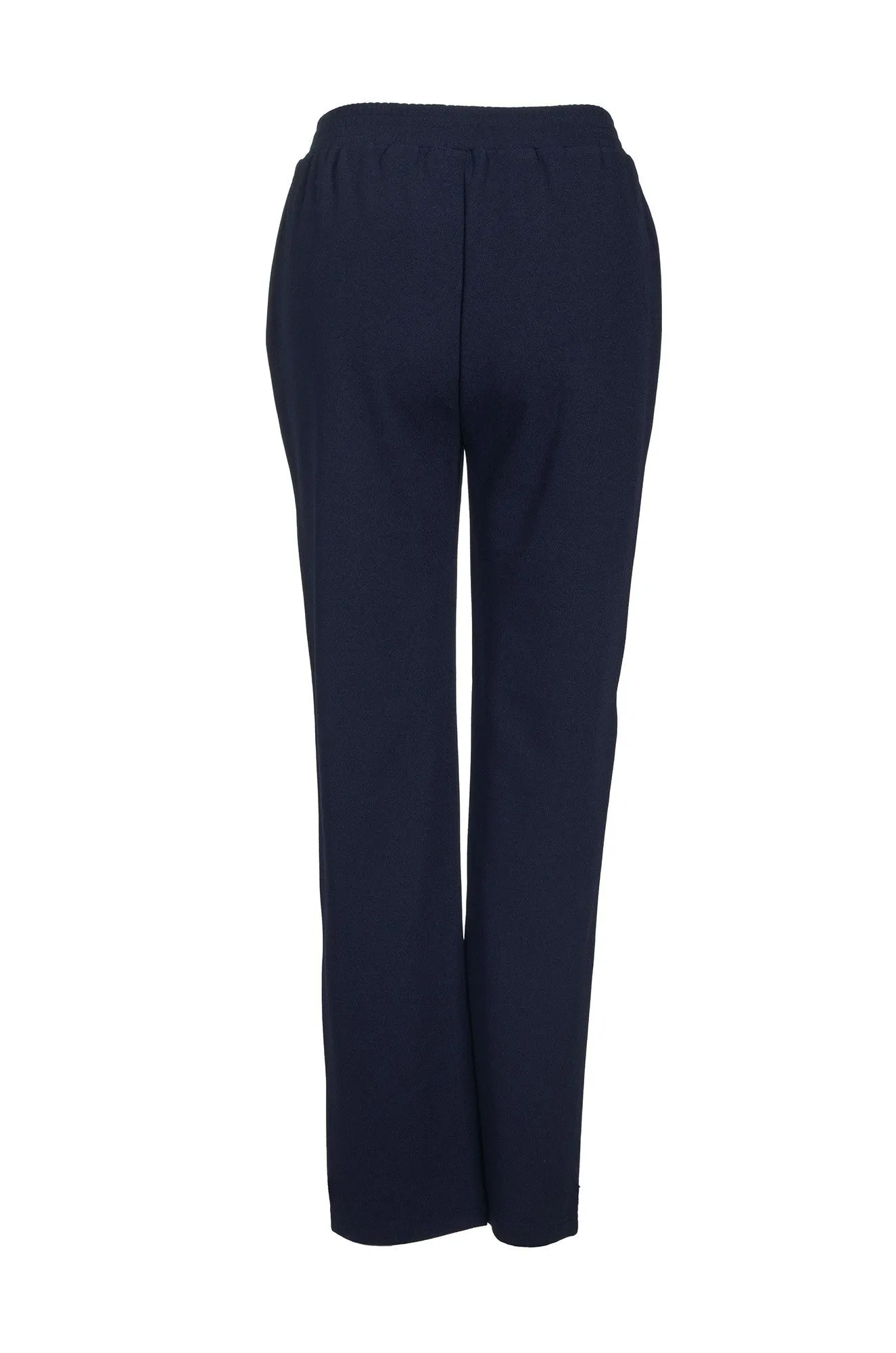 Ultra Soft Blend Smooth Fit Lining Xtra Short Stretch Crepe Pants | NAVY | 8227B1