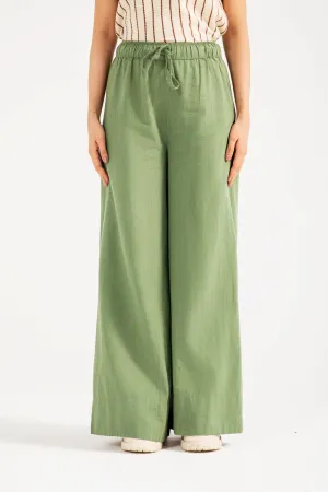 LINEN WIDE LEG TROUSERS Tough Flex Urban Flex