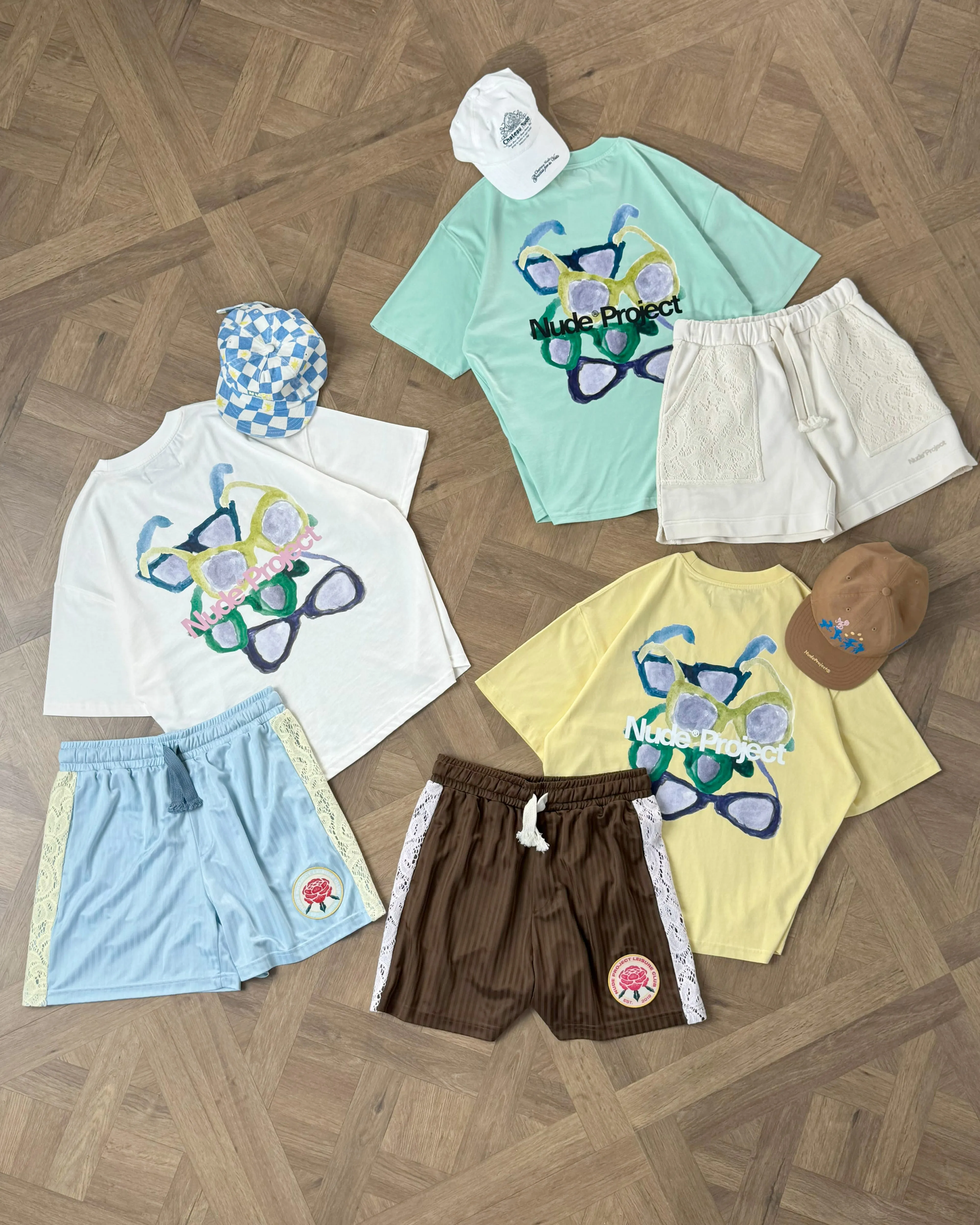 Sunglasses Tee Pale Green Active Gear