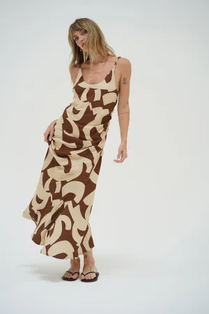 Fashion Forward Energy Flow Fareni Dress - Geometric Canyon