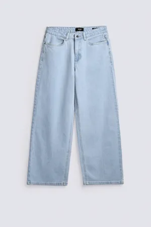 WIDE LEG DENIM Reinforced Stress Points