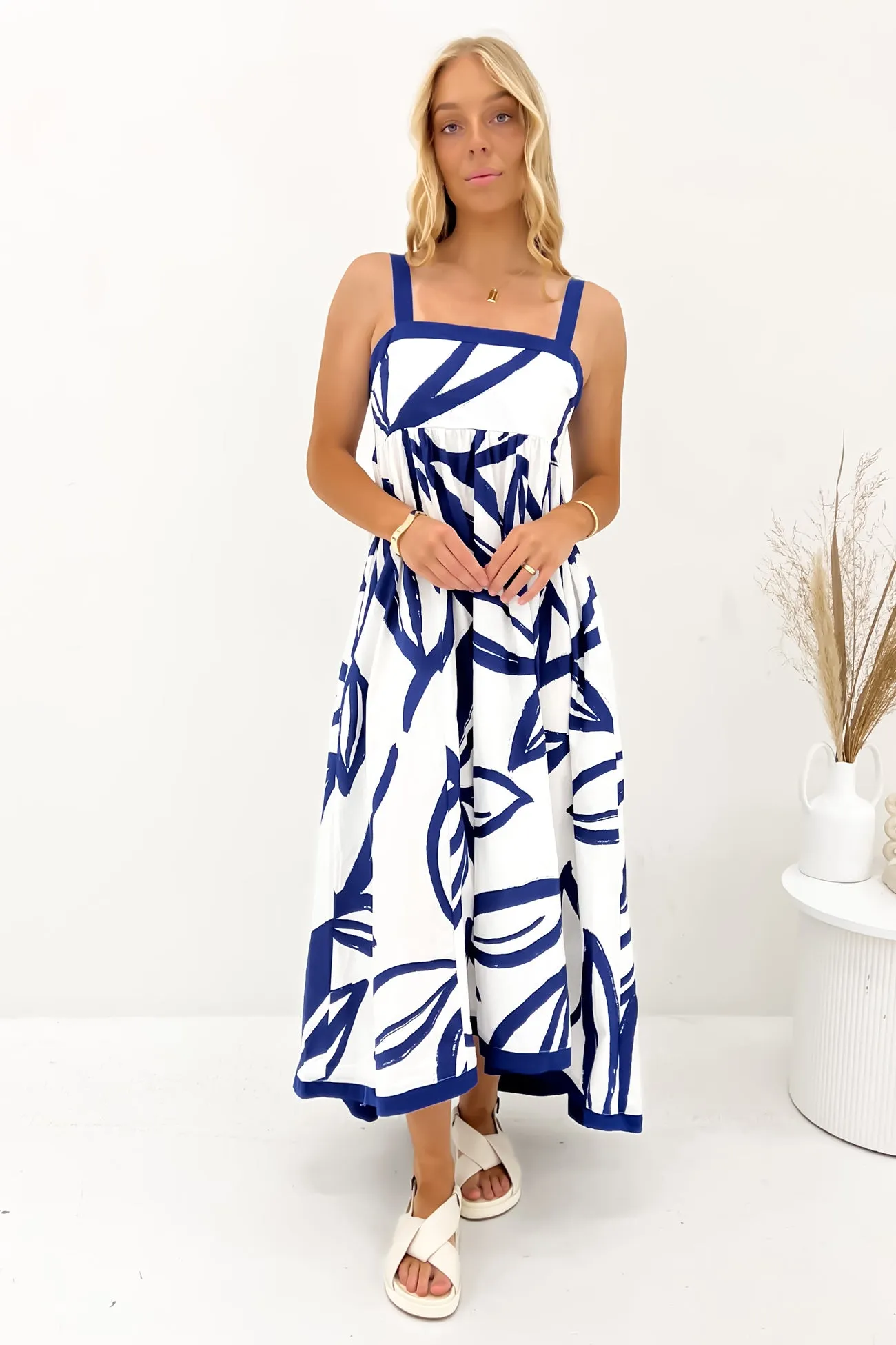 petite size Clean Structure Xenia Midi Dress Liana