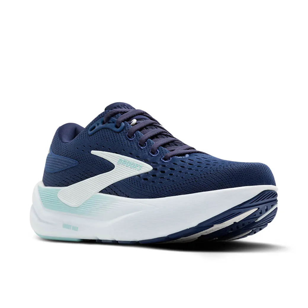 Step Assist Womens Brooks Running Ghost Max 3 in Navy/Peacoat/Clearwater