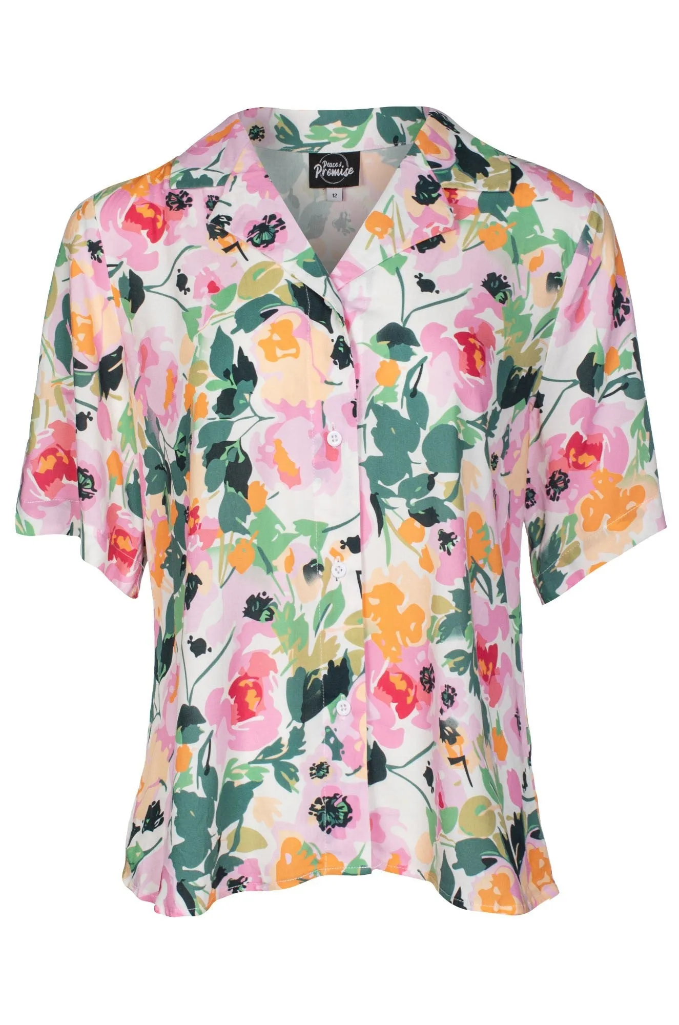 Shirt | Petal Pink Garden | 7325C1 Simple and Light