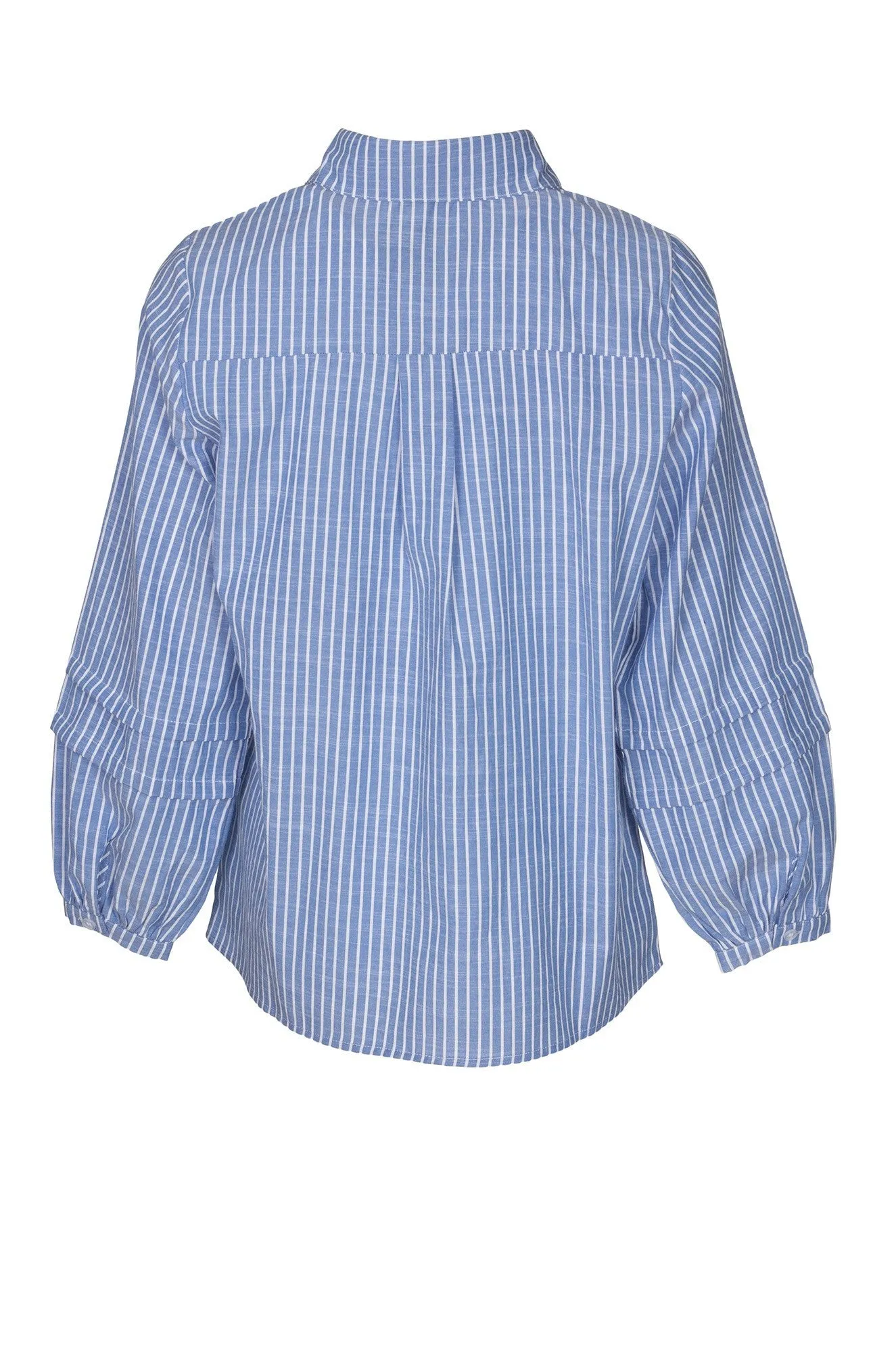 Functional Wearable Shirt | Indigo White Stripe | 6161B1