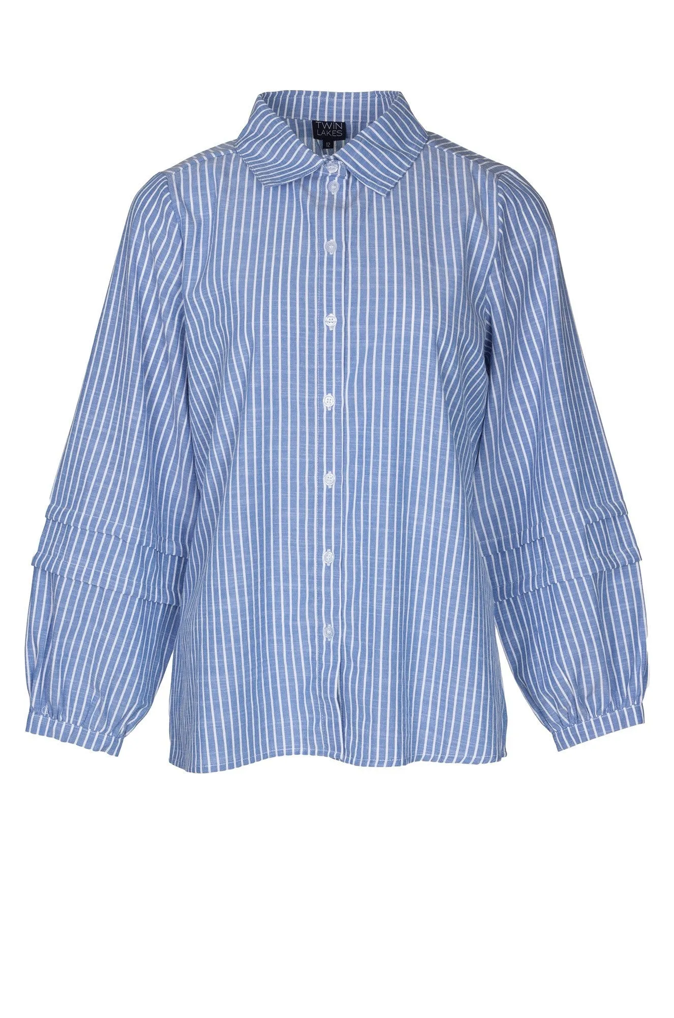 Shirt | Indigo White Stripe | 6161B1 Minimalist Apparel weekday wear