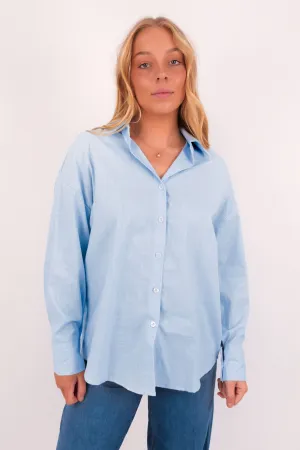 Effortless Wear Fit Versatile Style Robbie Shirt Light Blue