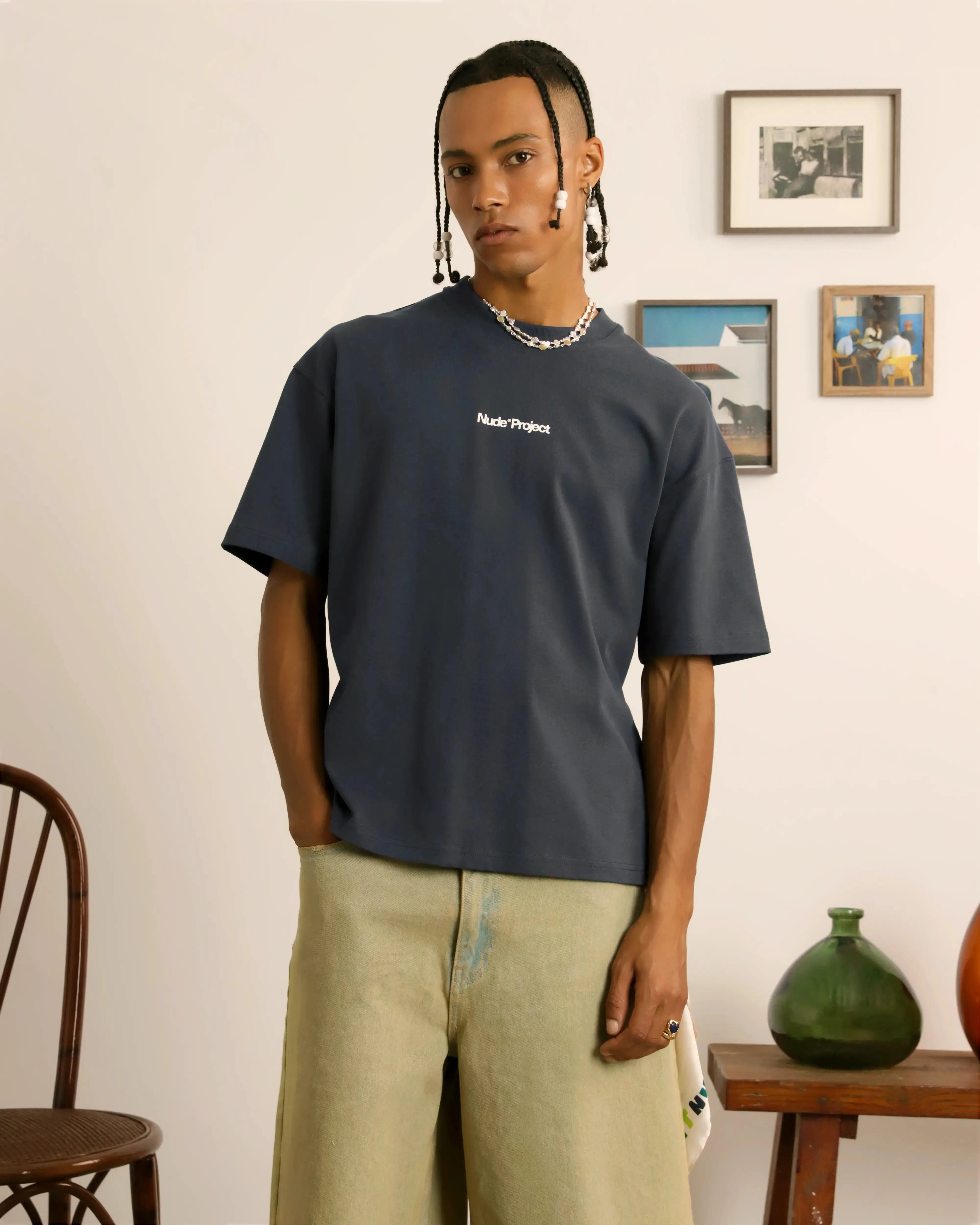 Work Wear Comfortable Sweater Answer Tee Ash