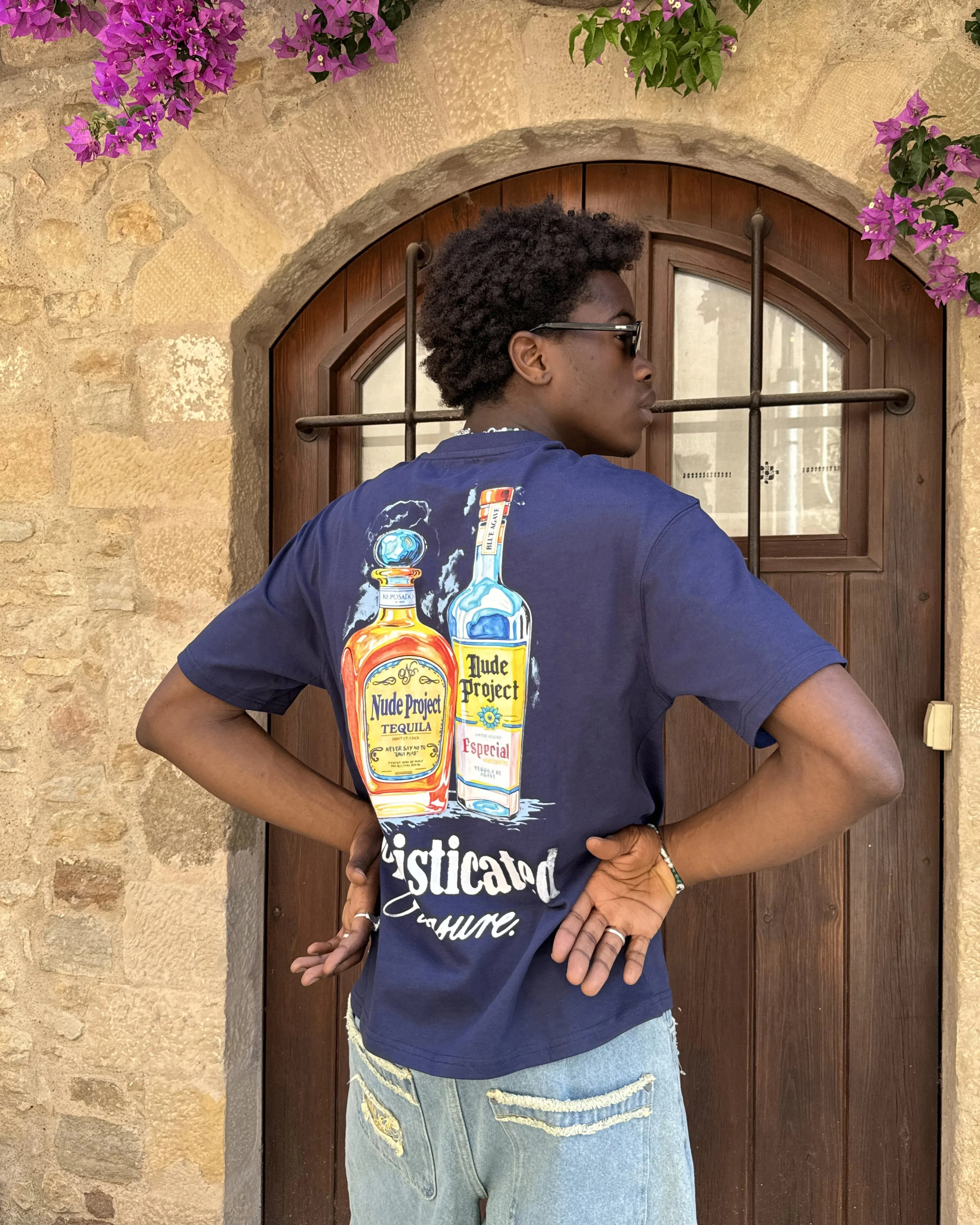 Pleasures Tee Navy EcoDye Process