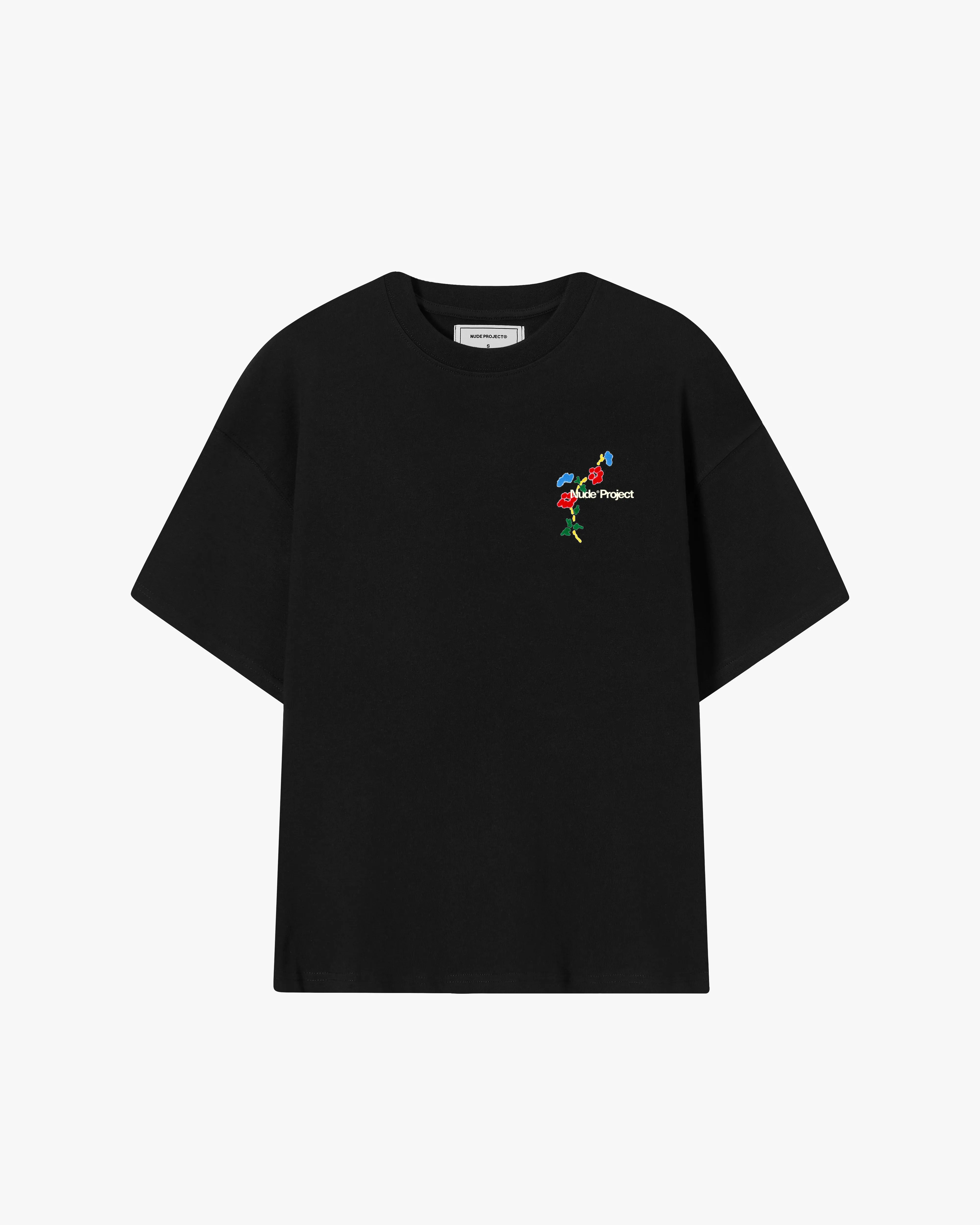 Floreta Tee Black Model Edge