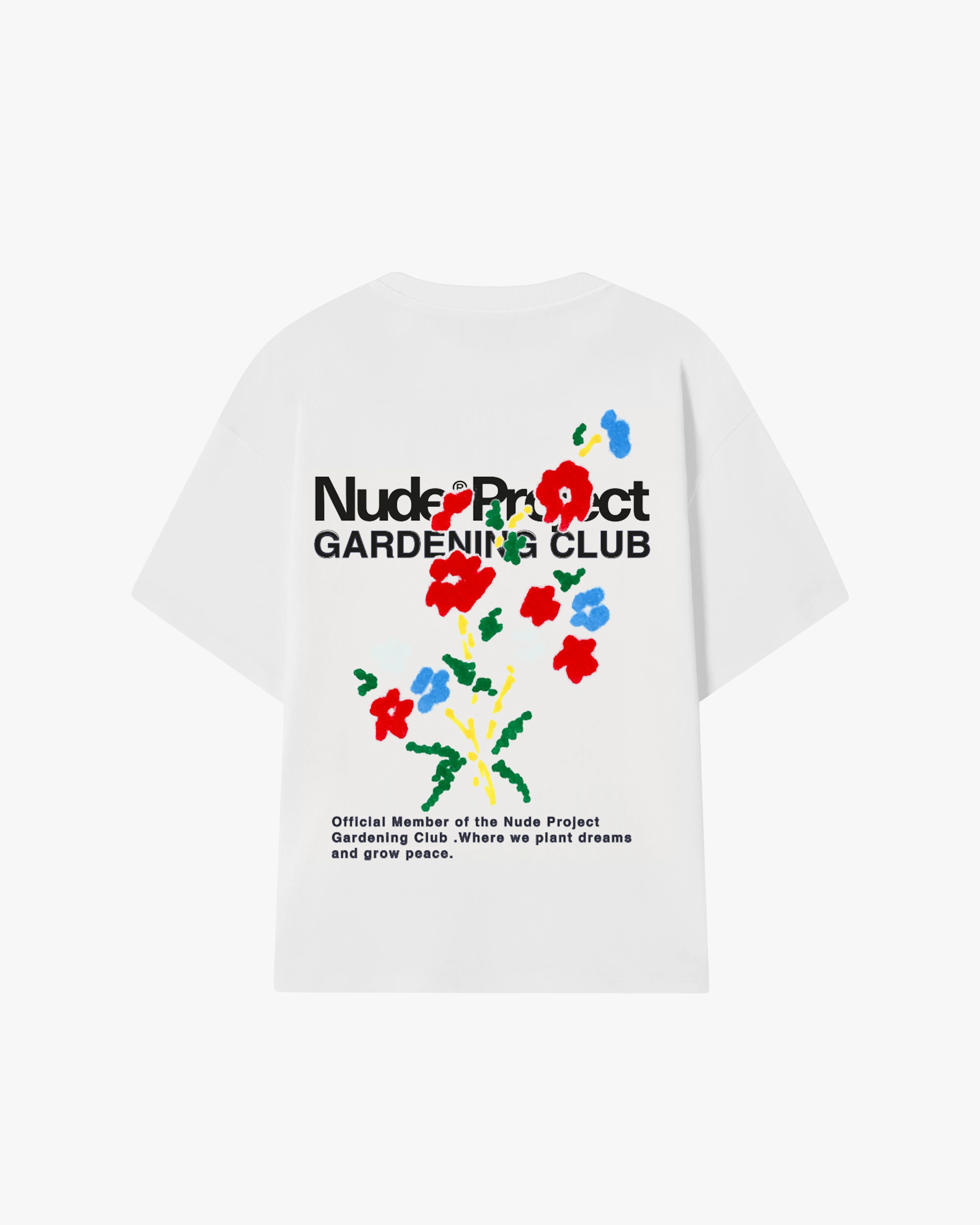 Outdoor Pants NonBindingEdges Floreta Tee White