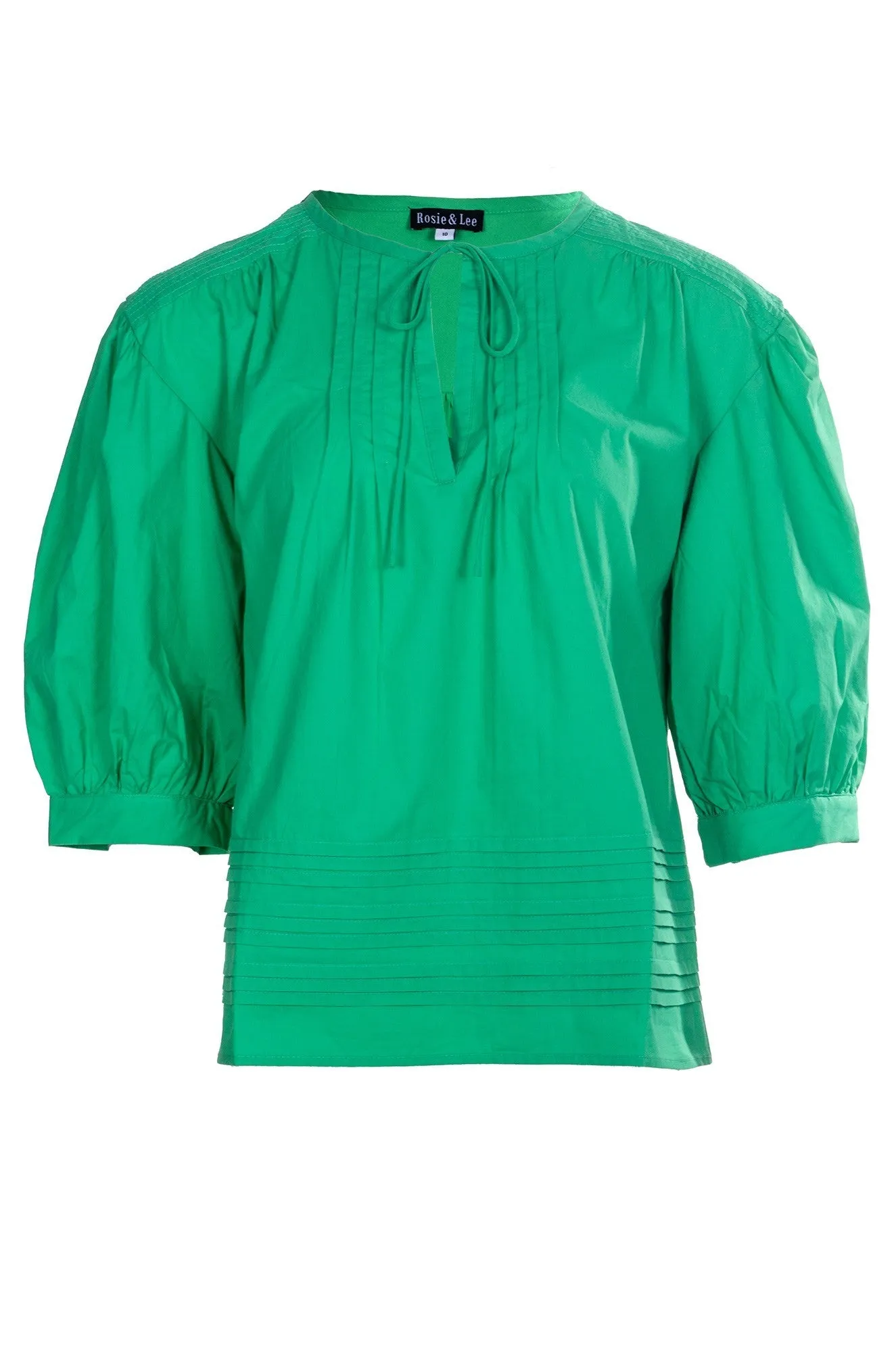 100% Cotton Voile Top | GREEN JADE | 6422A1 ZeroChafeSeams